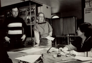 ESM teise ekspositsiooni ettevalmistamine- 1.04.1987 Foto: ESOM